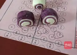 Illustration of making checkerboard steamed bun slices 6