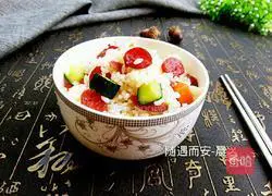 Cantonese Sausage Fried Rice Recipe Illustration 10