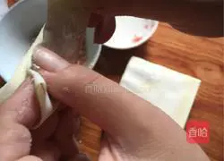 Wonton's Illustration of the method of wrapping 5