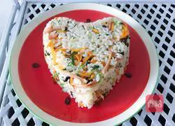 Nutritious colorful fried rice recipe 6