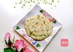 Illustration of how to make scallion pancakes 14