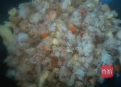 Illustration of how to make egg fried rice 6