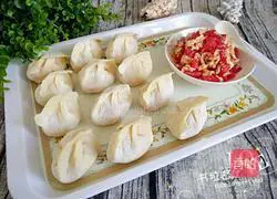 Illustration of how to make tomato and egg dumplings 13