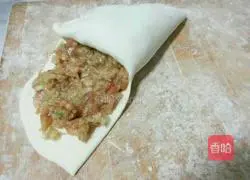 Chinese cabbage Illustration of how to make pork patties 10