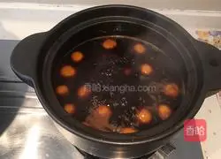 Illustration of how to make pumpkin glutinous rice balls stuffed with jujube paste 6