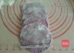 Illustration of how to make purple sweet potato and rose steamed buns 14