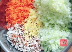 Illustration of how to make celery dumplings 2