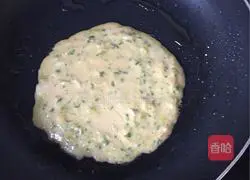 radish Illustration of how to make silken shrimp egg pancake 12