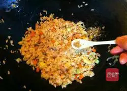 Illustration of Cabbage and Minced Pork Fried Rice 16