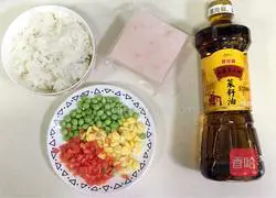 How to make krill and three fresh fried rice Illustration 1