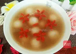 Illustration of how to make arrowroot rice dumplings 8