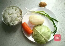 Three shredded fried rice recipes 1