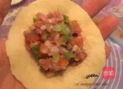 Illustration of how to make meat buns 11