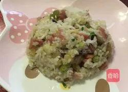 Illustration of how to make potato, sausage and bacon braised rice 5
