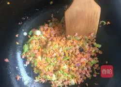Illustration of how to make fried rice 2