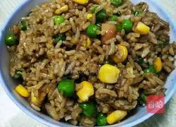Soy sauce fried rice recipe 9