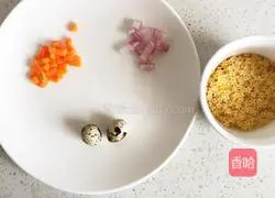 Illustration of how to make creative lotus star fried noodles 1