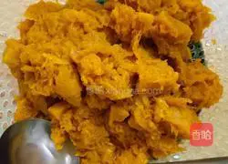 Pumpkin Banana Illustration of how to make cakes 2