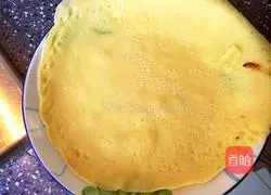 Golden Egg Pancake Recipe Illustration 5