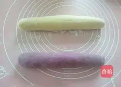 Illustration of how to make purple potato blossom steamed buns 10