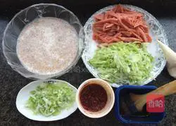 Illustration of how to make pancakes and fruits 1