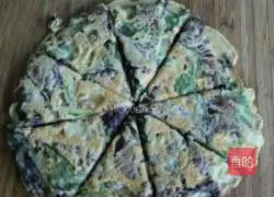 Illustration of how to make amaranth egg pancake 7