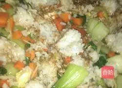 Illustration of how to make egg fried rice 8