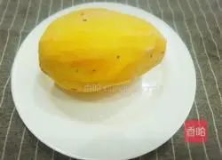 Illustration of how to make sweet potato and rose steamed buns 1