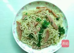 Illustration of how to make fried noodles 9