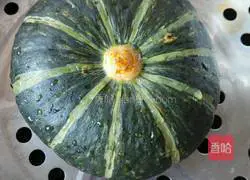 Pumpkin glutinous rice cake recipe 1