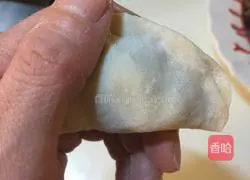 Sophora flower filling dumplings Practice illustration 11