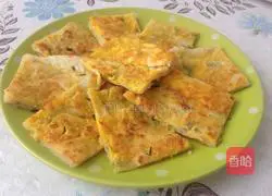 Illustration of how to make scallion pancakes 6