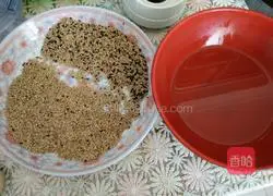 Illustration of how to make sesame paste cake 10