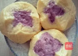 Illustration of how to make steamed buns with carrot and purple sweet potato 6