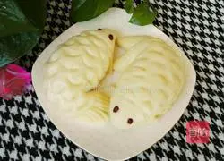 Illustration of how to make carp steamed buns 21