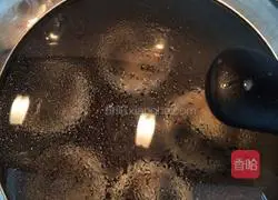 Illustration of how to make yam bean paste and sesame cake 18