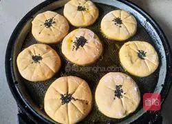 Pumpkin bean paste cake recipe 9
