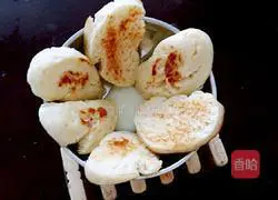 Illustration of how to make fried steamed buns 5