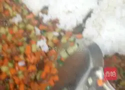 Illustration of how to make fried rice with minced meat and eggs 8