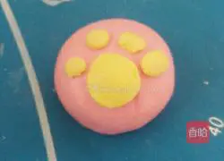 Illustration of how to make cute cat claw dumplings with fruits and vegetables 8