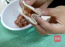 Water chestnut dumplings Practice illustration 11