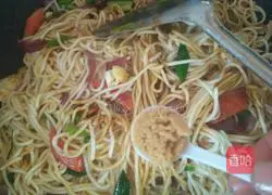 Illustration of Homemade Fried Noodles 15