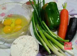 Vegetable egg pancake recipe 1