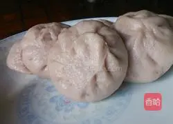 Illustration of how to make purple sweet potato and mushroom meat buns 10