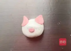 Illustration of how to make cartoon pig dumplings 9