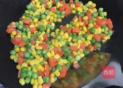 Illustration of how to make mixed fried rice 2