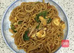 Illustration of how to make fried noodles with eggs 6