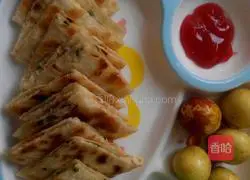 Illustration of how to make dumpling skin version of sesame cakes 8