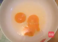 Illustration of how to make two-color fried rice 3