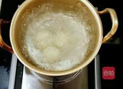 Illustration of how to make glutinous rice balls stuffed with sweet potato and bean paste 8